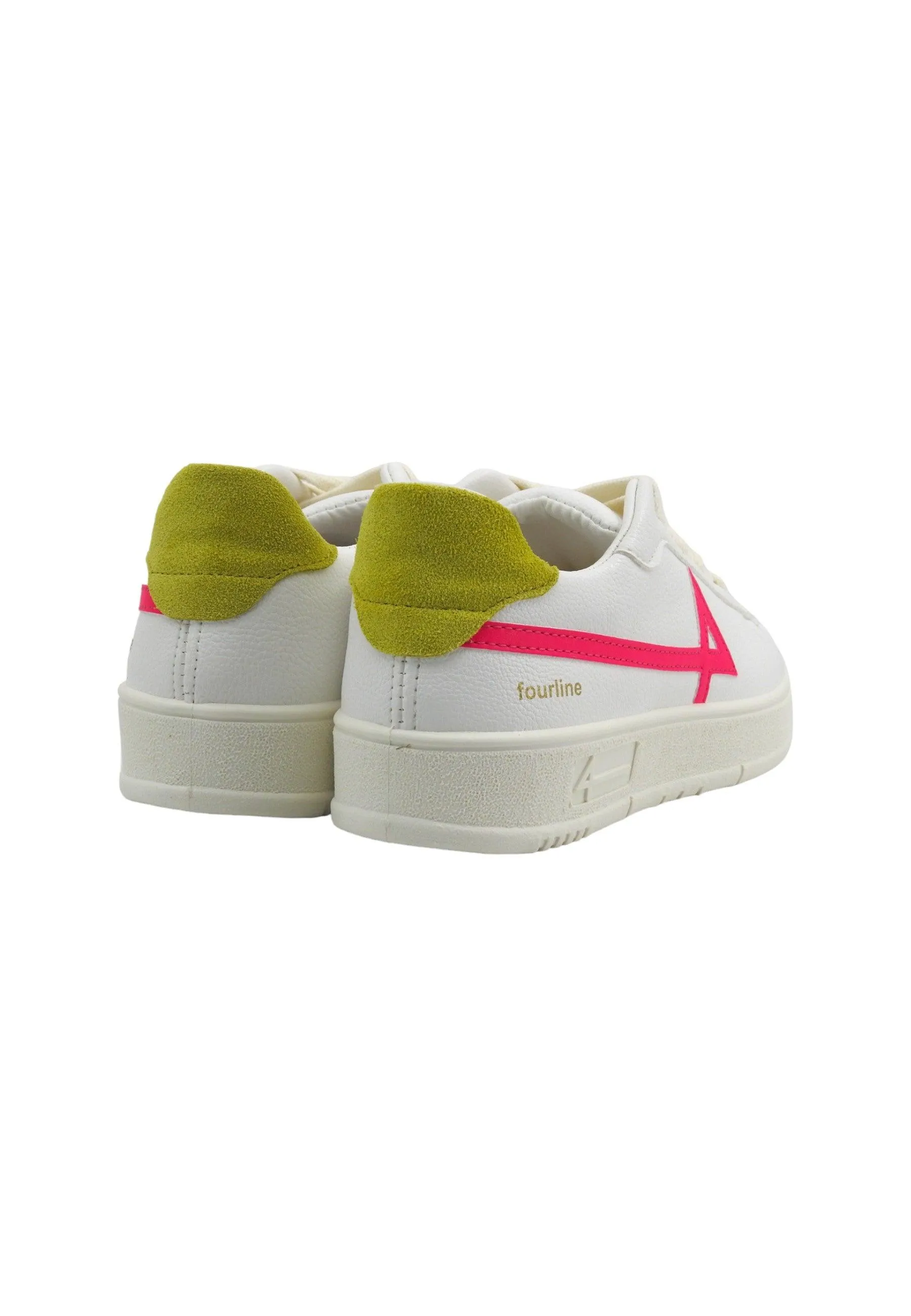 FOURLINE Sneaker Donna Pink Peach Green Bianco X501