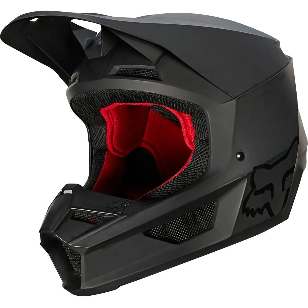 Fox - 2022 V1 Mips Solid Black Helmet