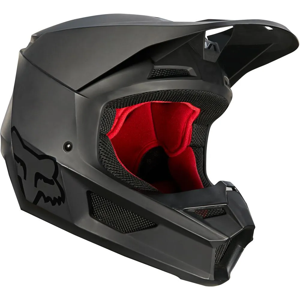 Fox - 2022 V1 Mips Solid Black Helmet