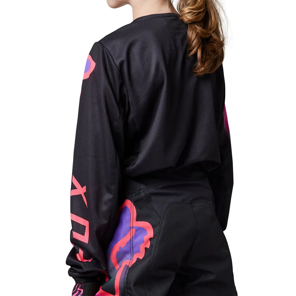 Fox - 2023 Girls Youth 180 Toxsyk Black/Pink MX Combo