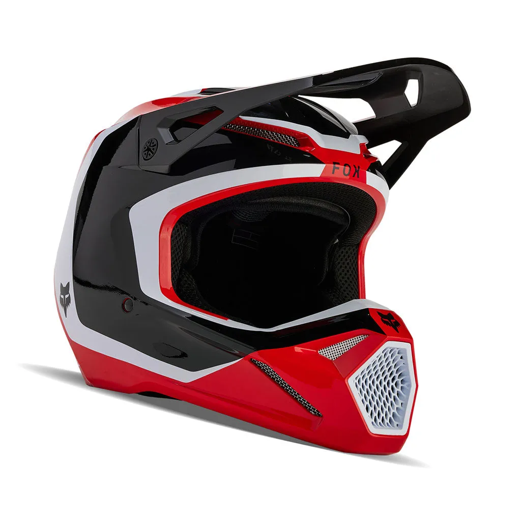 Fox - 2024 V1 Nitro Flo Red/Black Helmet