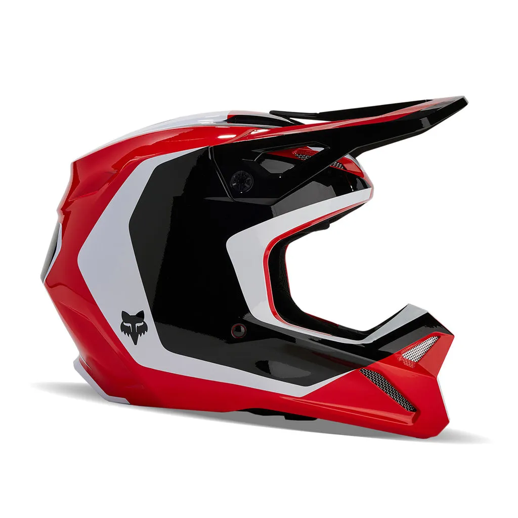 Fox - 2024 V1 Nitro Flo Red/Black Helmet