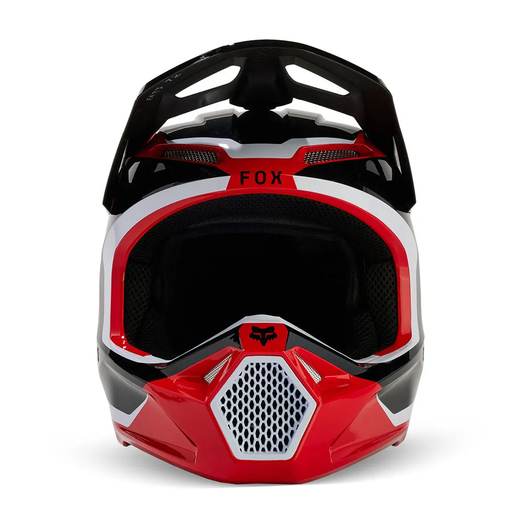 Fox - 2024 V1 Nitro Flo Red/Black Helmet