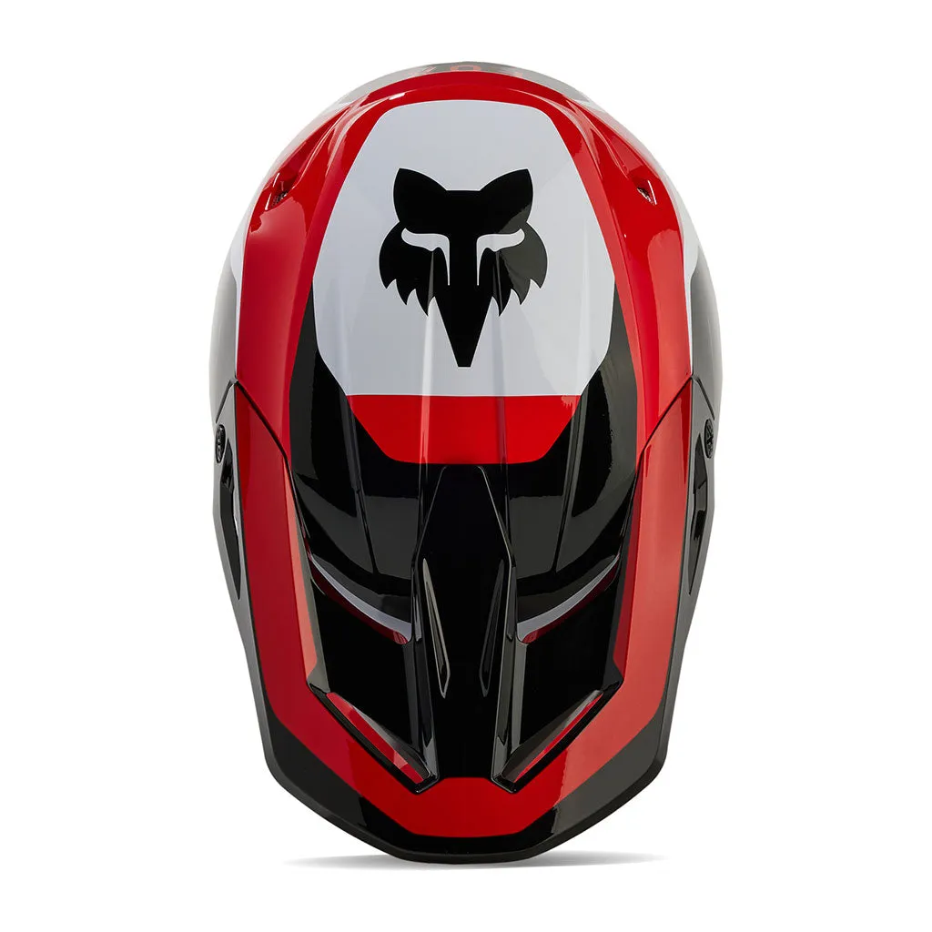 Fox - 2024 V1 Nitro Flo Red/Black Helmet