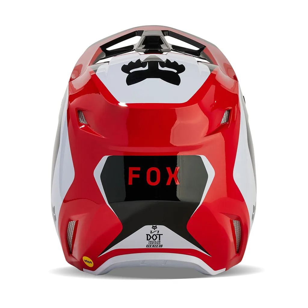 Fox - 2024 V1 Nitro Flo Red/Black Helmet