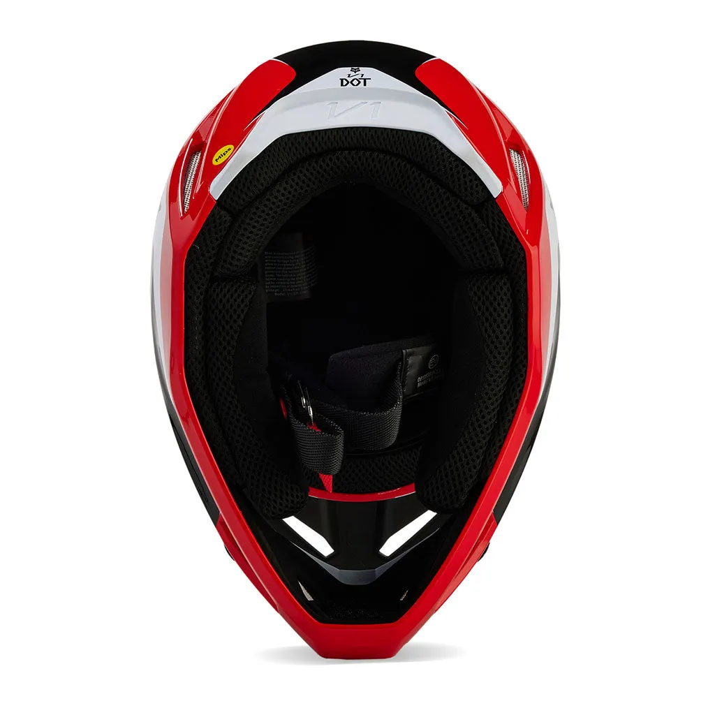 Fox - 2024 V1 Nitro Flo Red/Black Helmet