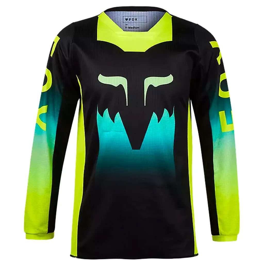 Fox - 2024 Youth Girls 180 Flora Black/Yellow MX Combo