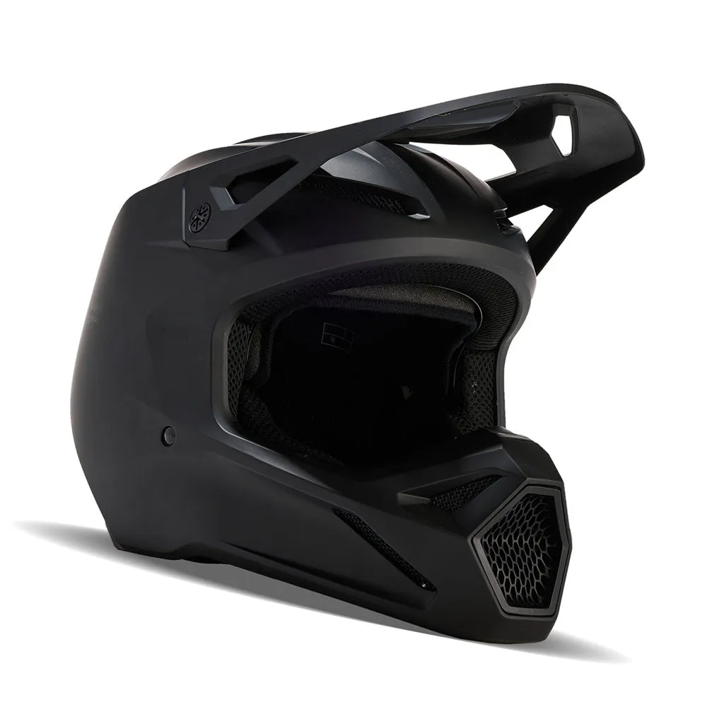 Fox - V1 Matt Black Solid Helmet