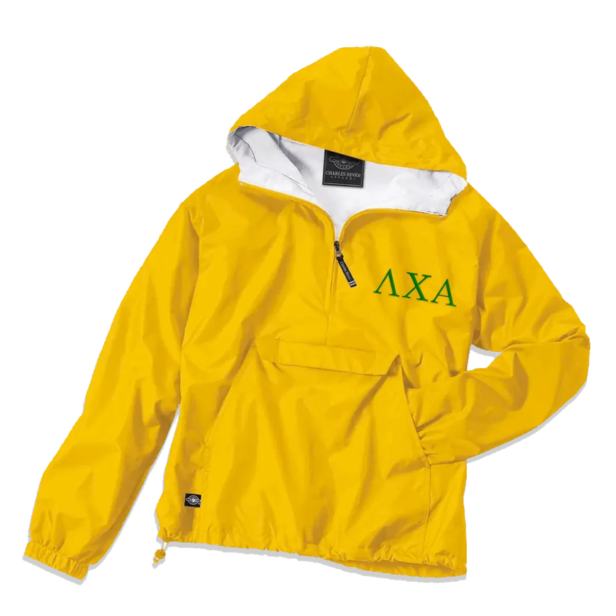 Fraternity Pullover Jacket, 2-Color Greek Letters - EMB