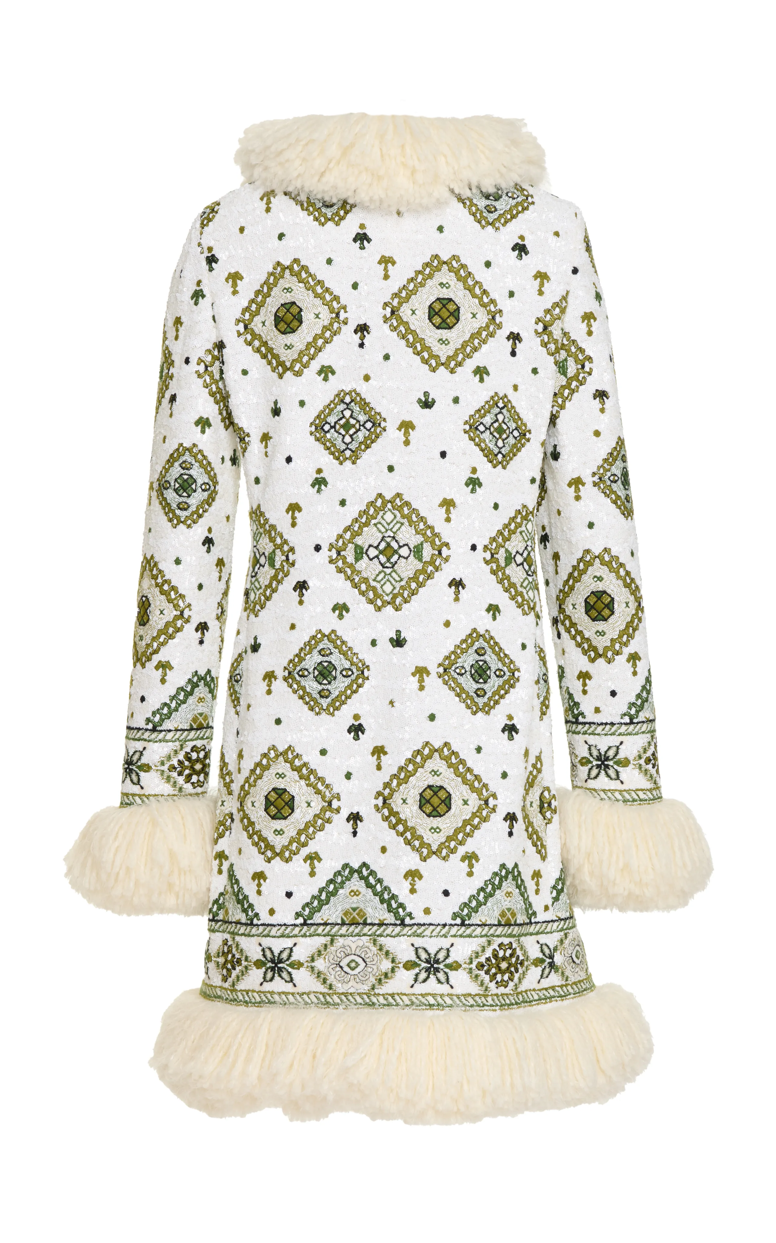 Giambattista Valli Embroidered Sequin Coat