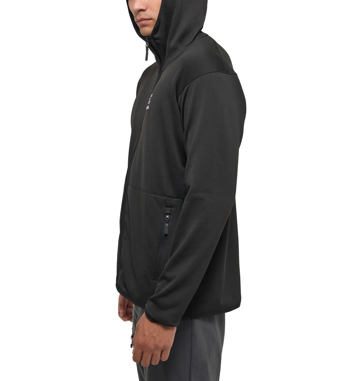 Haglöfs Men's Mulet Mid Hood True Black | Buy Haglöfs Men's Mulet Mid Hood True Black here | Outnorth