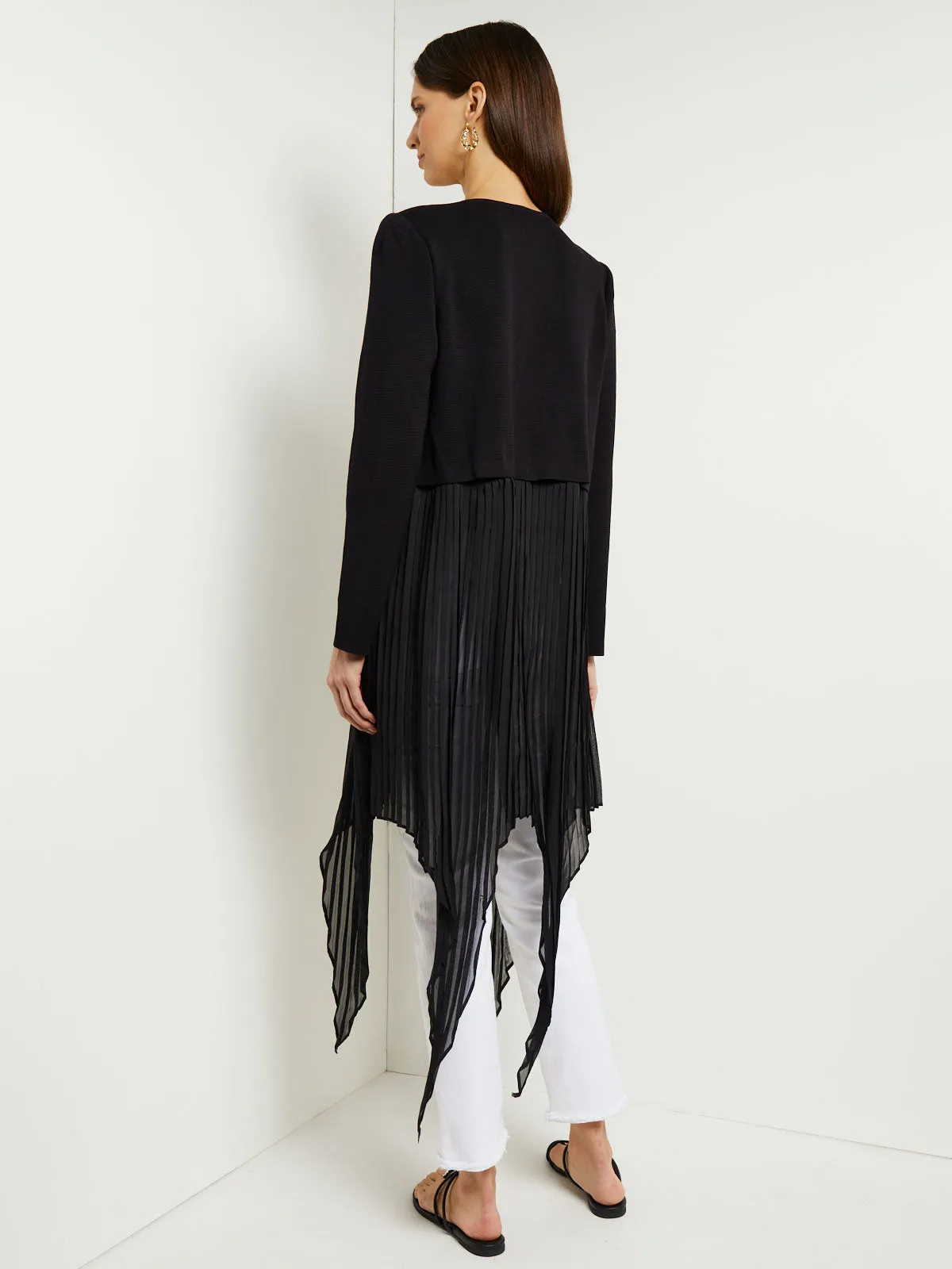 Heritage Fit V-Neck Jacket - Removable Fringe Knit