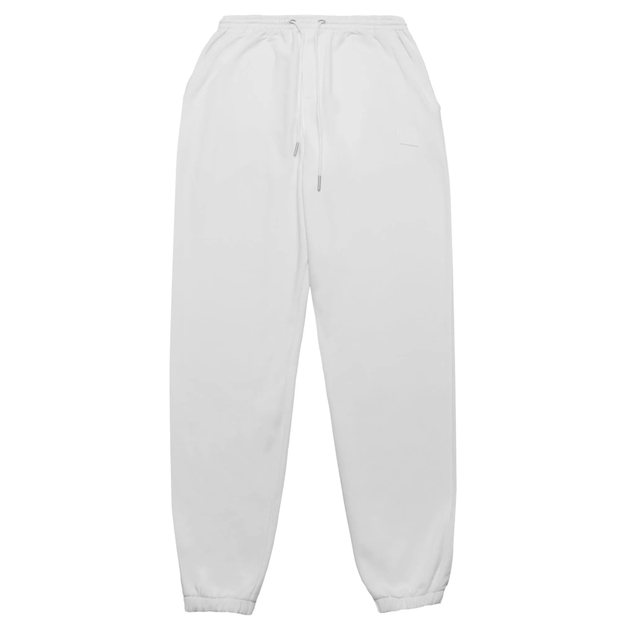 HOMME+ Rubber Patch Jogger White