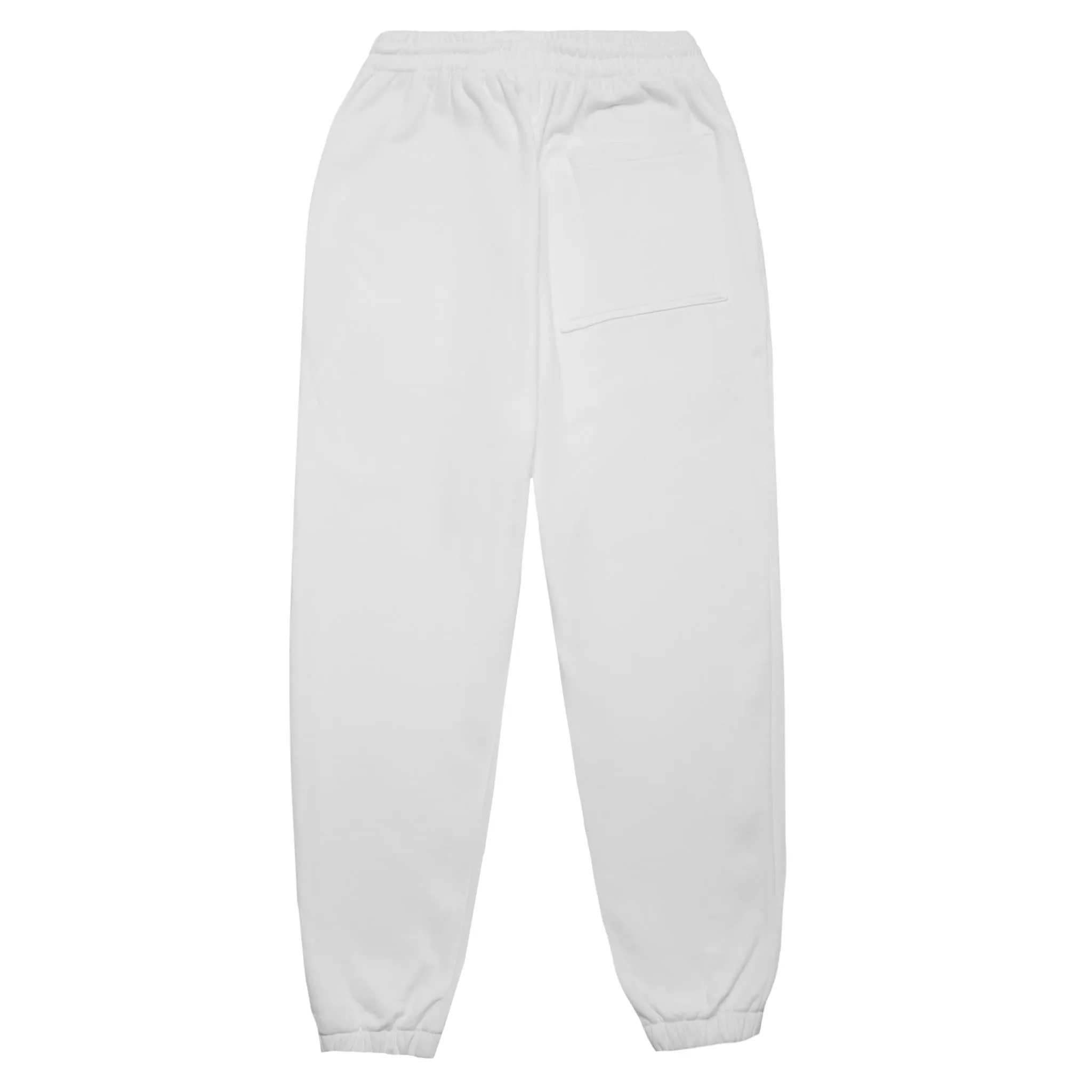 HOMME+ Rubber Patch Jogger White