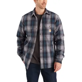 Hubbard Sherpa-Lined Plaid Flannel Shirt Jac