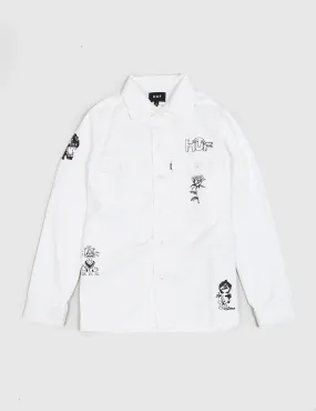 Huf Scrawl BDU Jacket - White