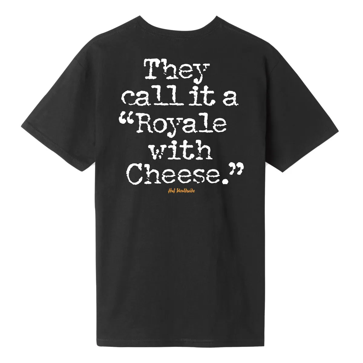 Huf x PULP FICTION ROYALE WITH CHEESE SS TEE (Black)