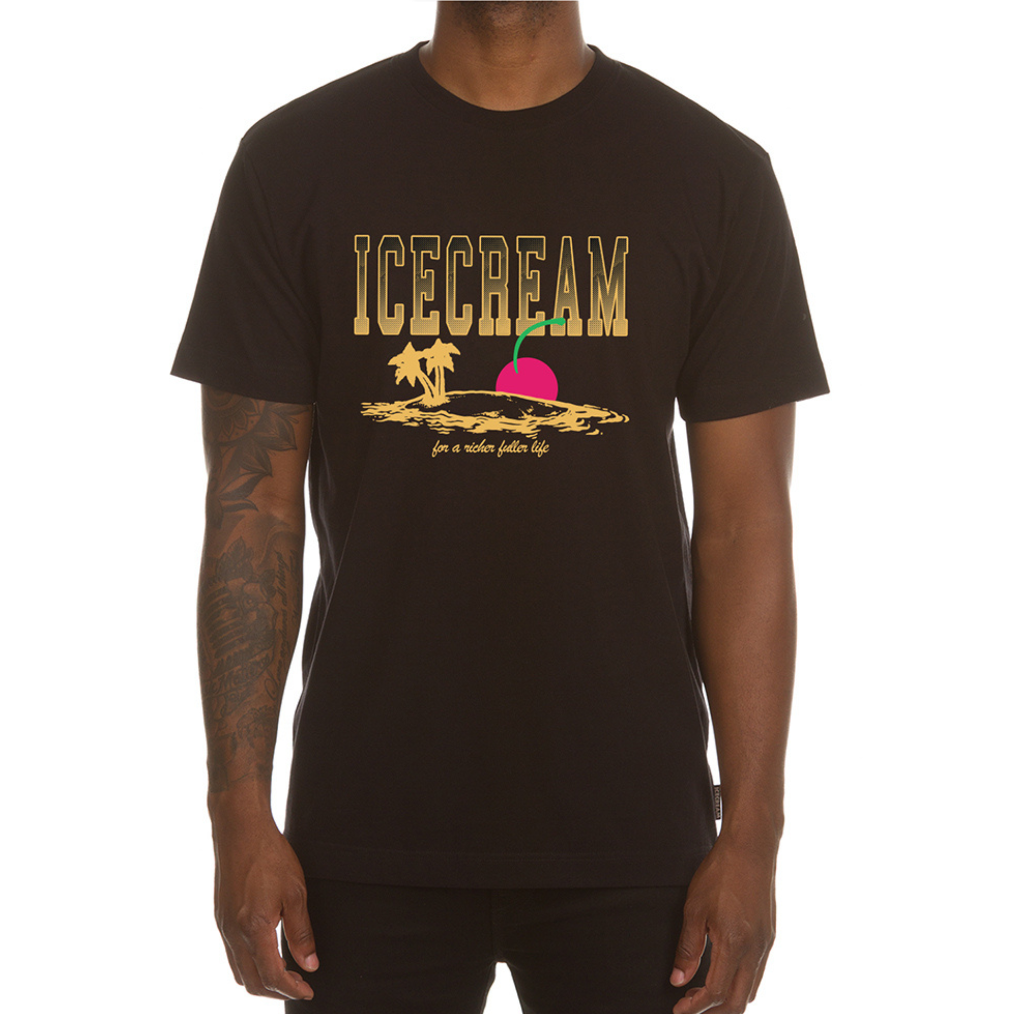 Ice Cream Life SS Tee (Black)