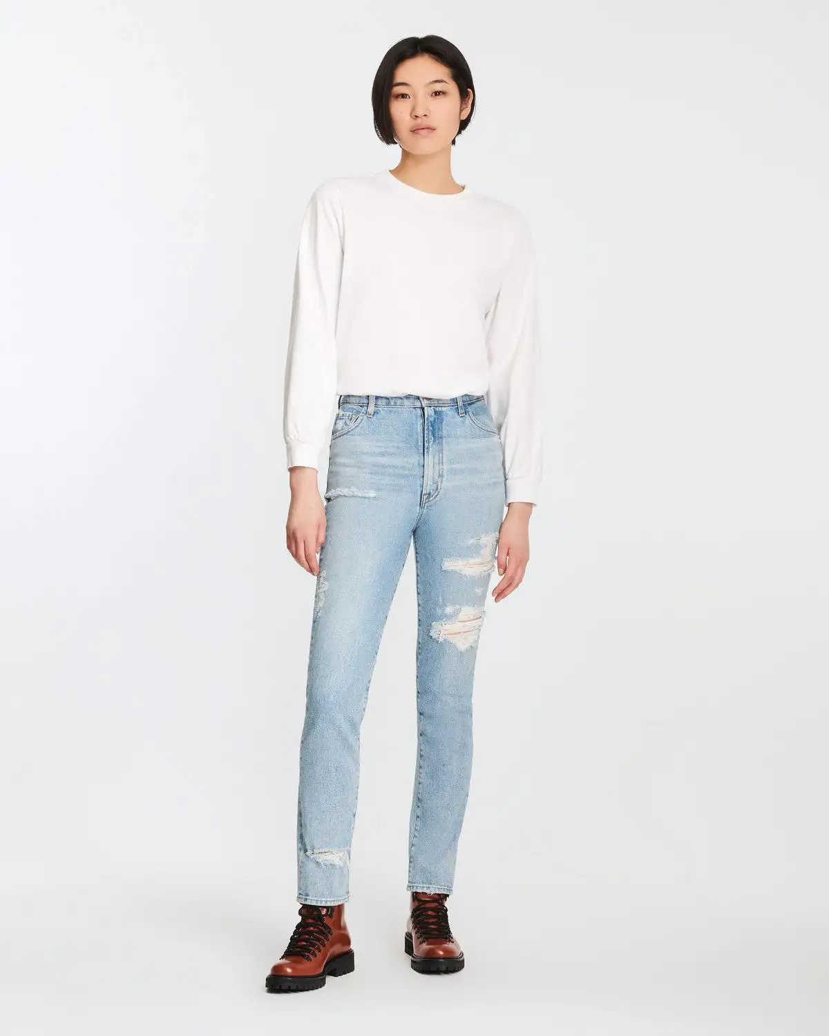 J BRAND 1212 Runway High Rise Slim Straight ARCHIVE HAVOC