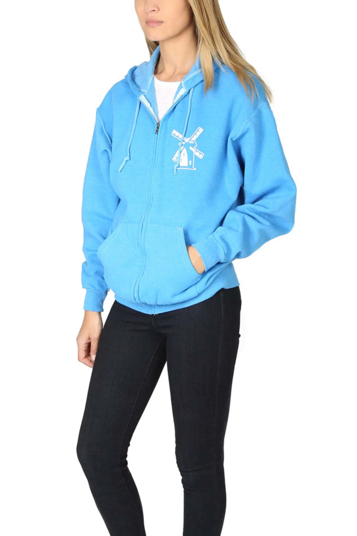 Japanese Windmill Hoodie sweater - Sky