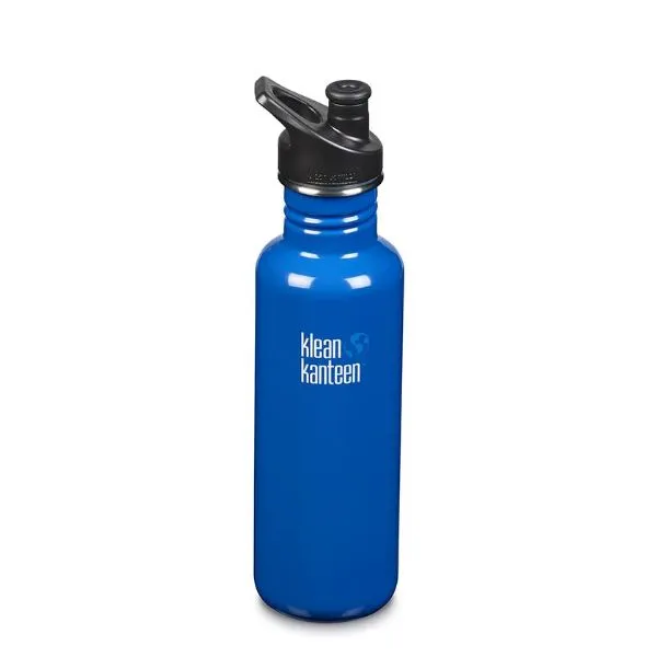 KLEAN KANTEEN - Classic W/Sport Cap (27 Oz 800ml)