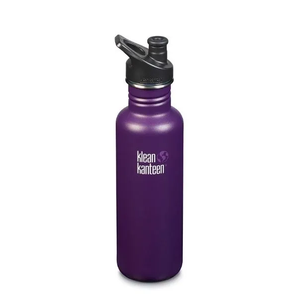 KLEAN KANTEEN - Classic W/Sport Cap (27 Oz 800ml)