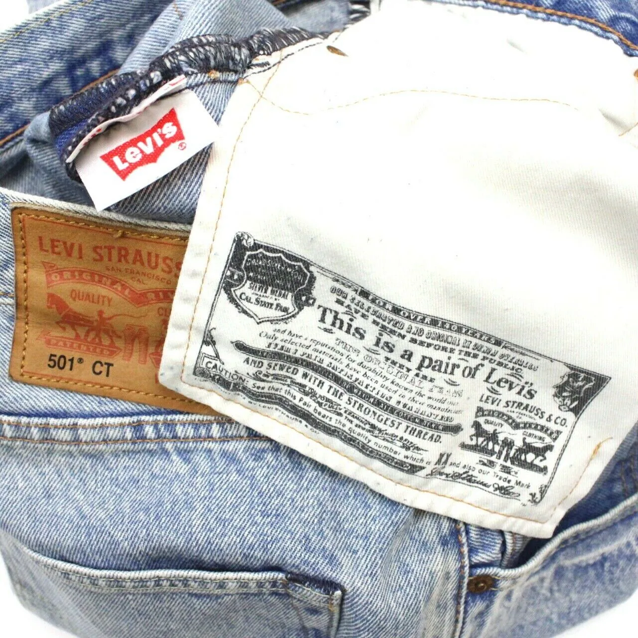 LEVIS 501 CT Jeans Light Blue | W33 L34