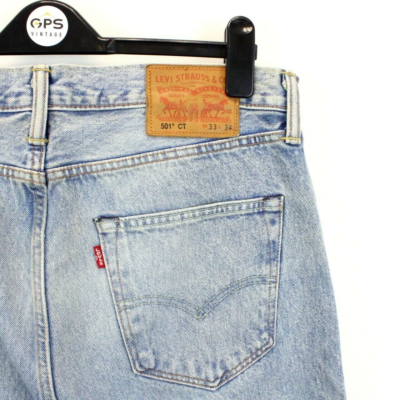 LEVIS 501 CT Jeans Light Blue | W33 L34