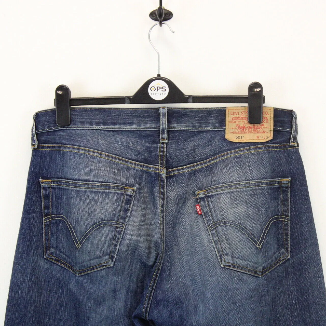 LEVIS 501 Jeans Dark Blue | W34 L36