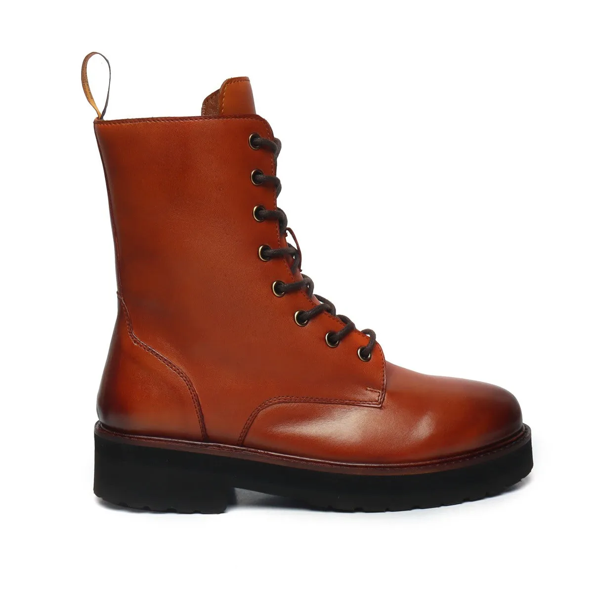 Light Weight Tan Leather Boot