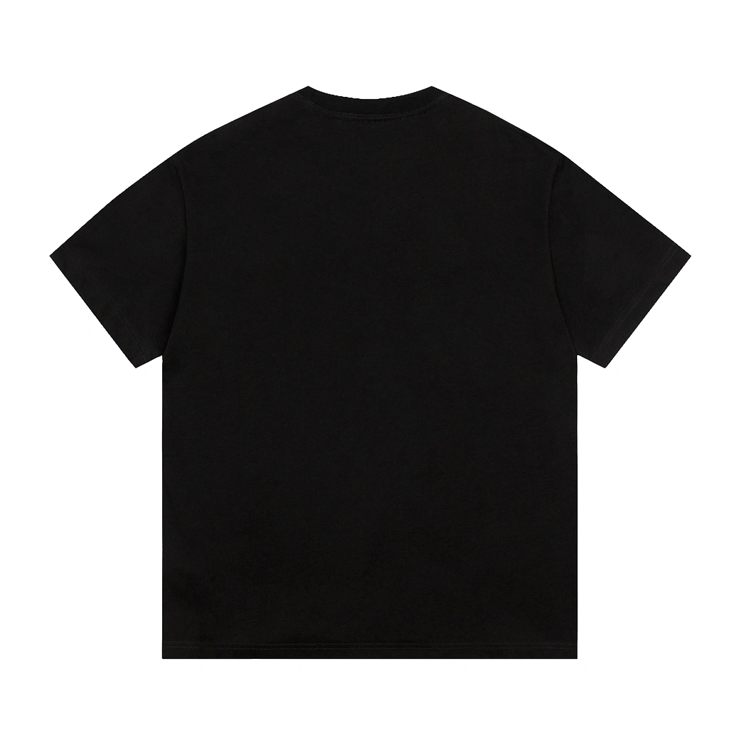 Loew SS23 new series pocket three-dimensional embroidery short-sleeved T-shirt black 6.14