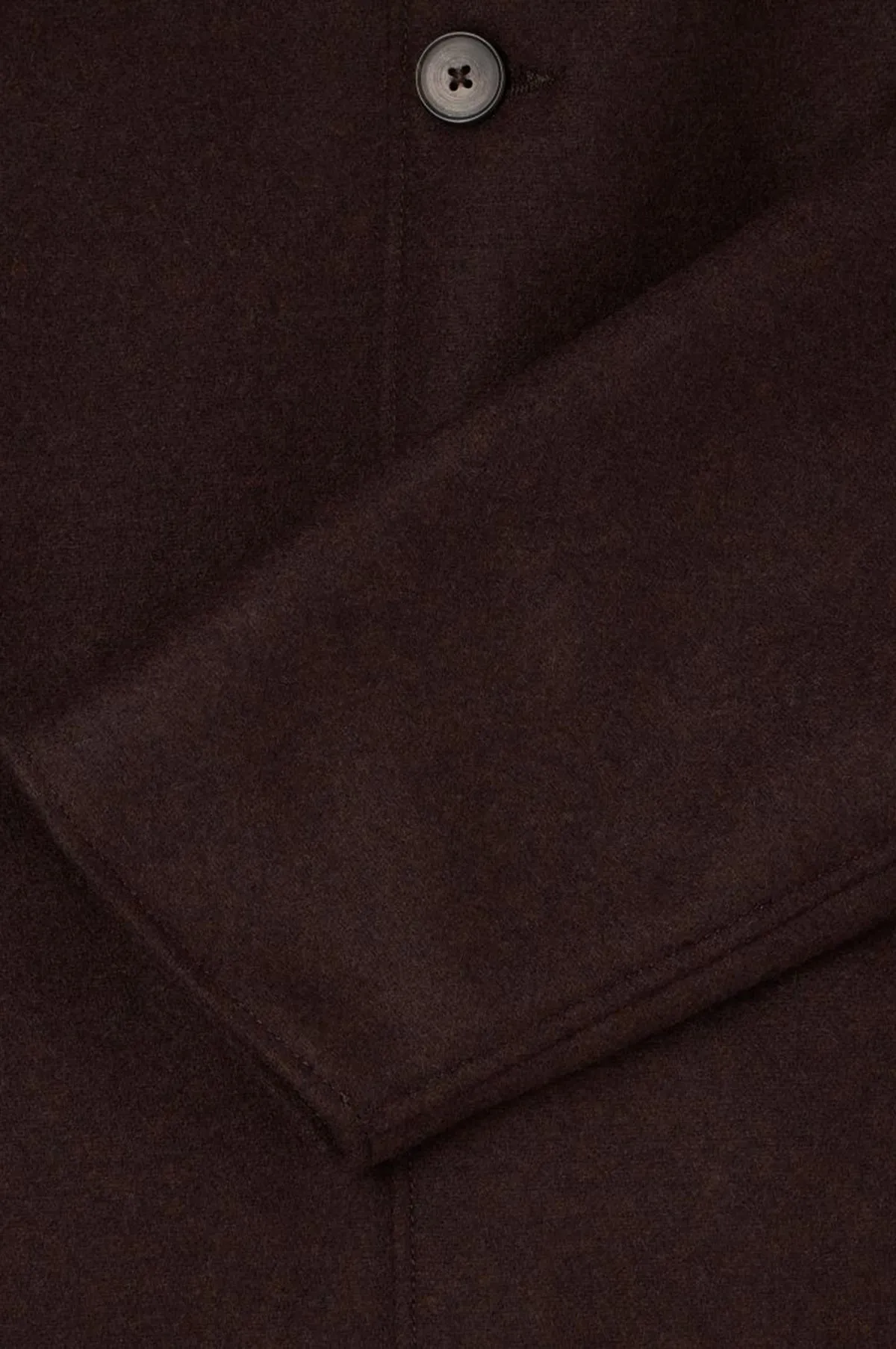 Mac Wool Coat Dark Brown