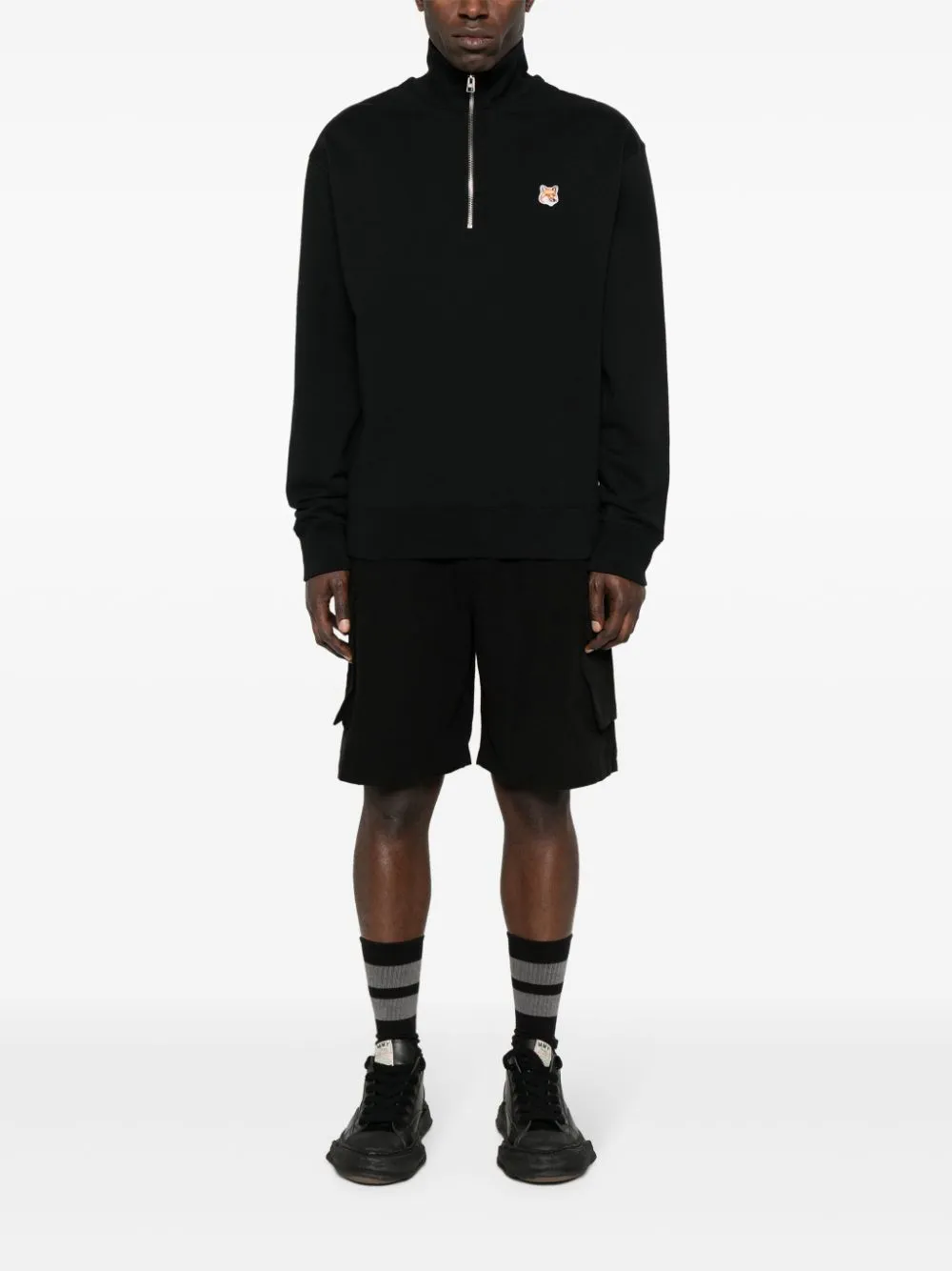 Maison Kitsuné - Sweat black Fox Head