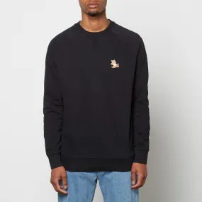 Maison Kitsuné Unisex Chillax Fox Patch Classic Sweatshirt - Black - S | Coggles