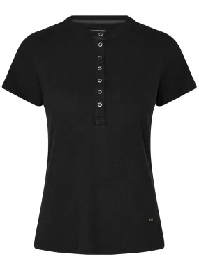 MMRype SS Placket Tee Black