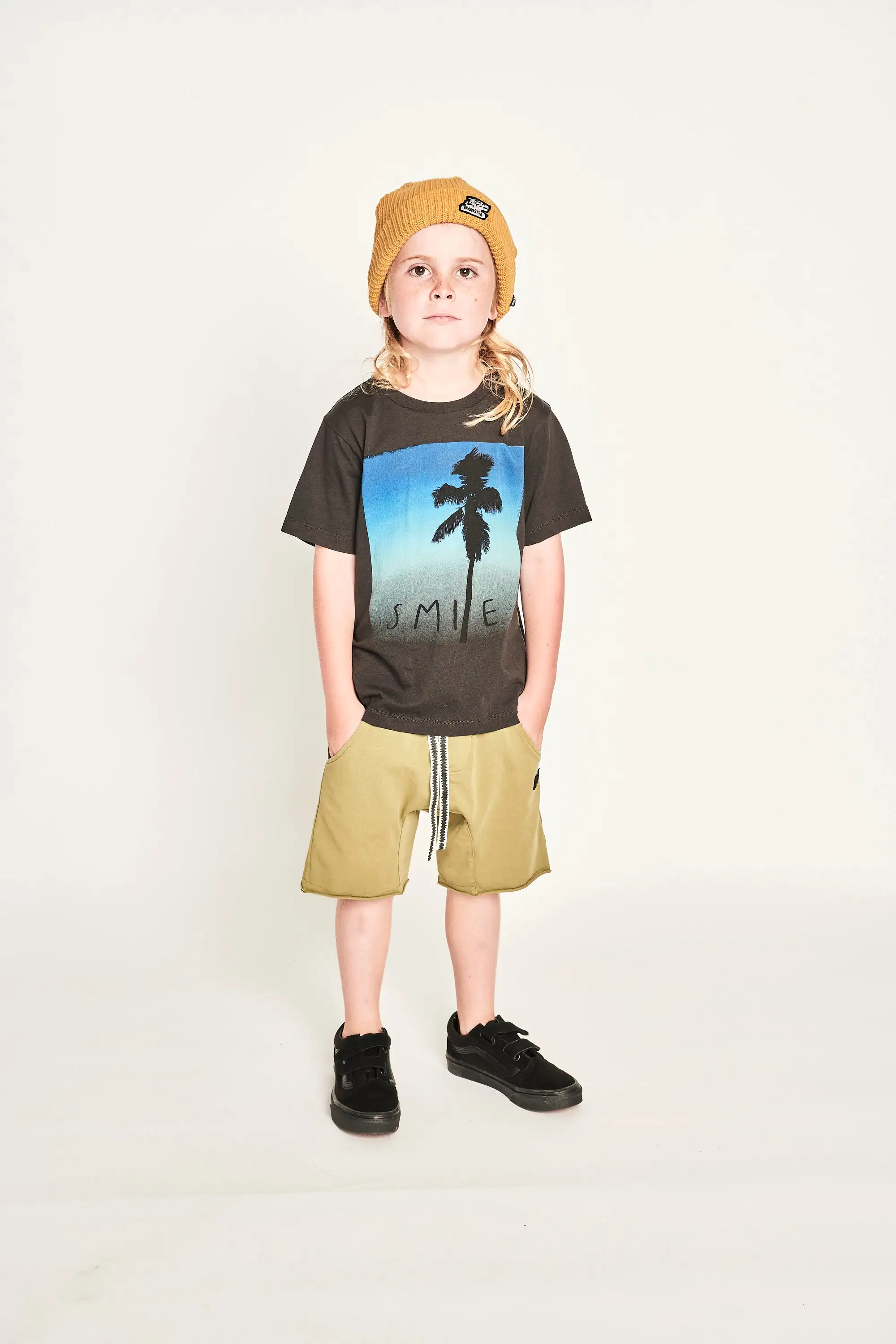 Munster Kids Ahoy SS Tee - Soft Black