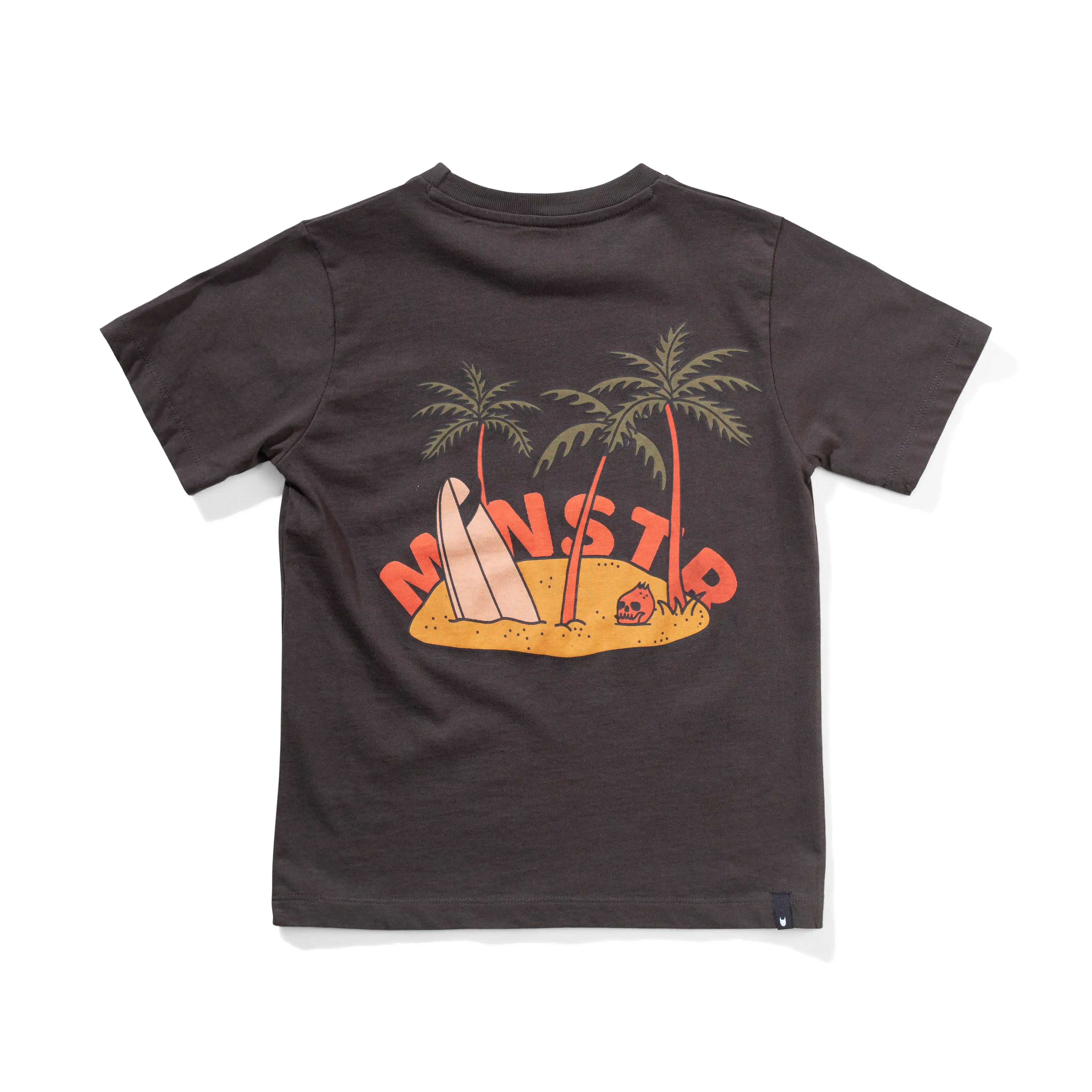 Munster Kids Munisland SS Tee - Soft Black