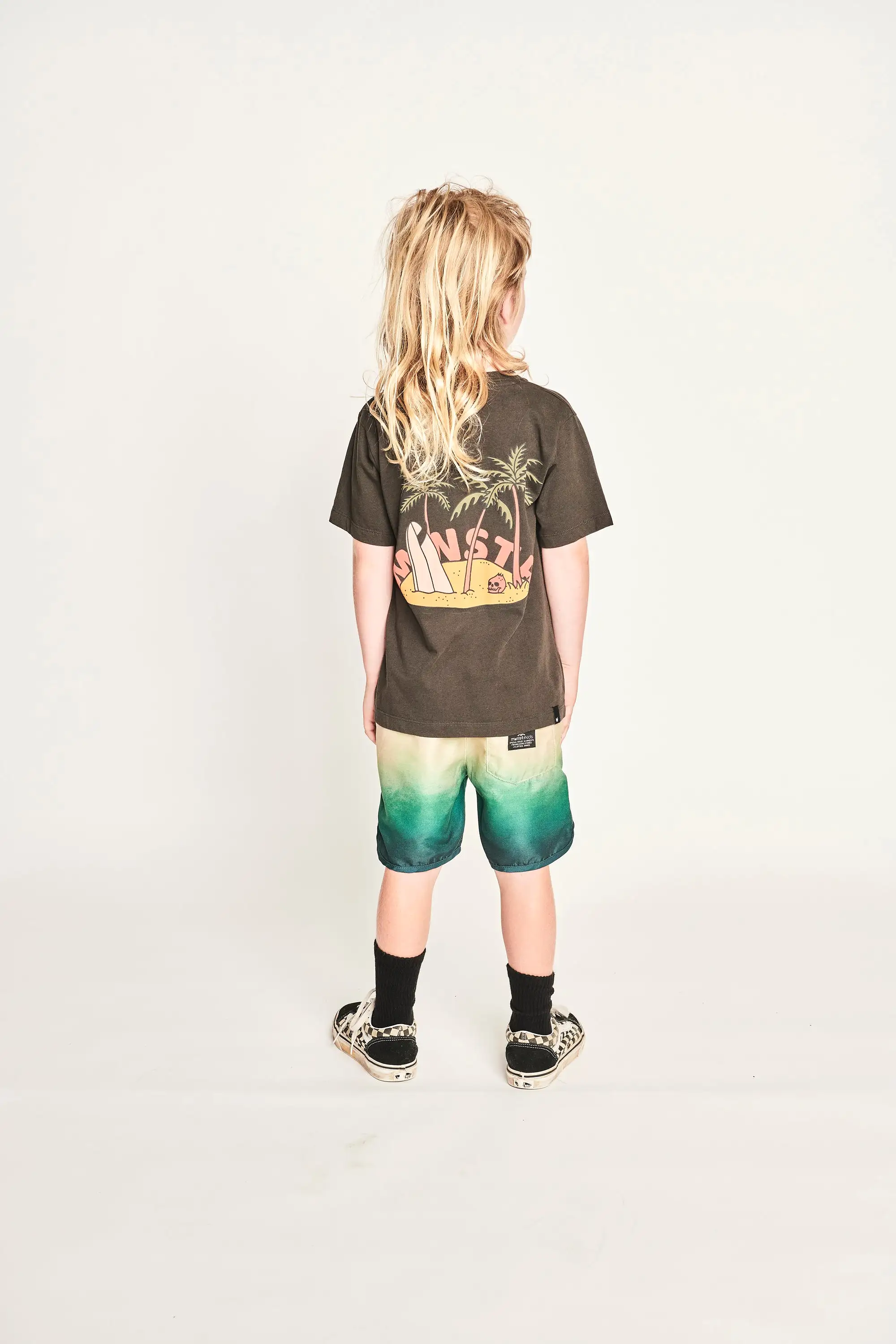 Munster Kids Munisland SS Tee - Soft Black