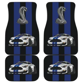 Mustang Cobra Muscle Car Art Floor Mats Set of 4