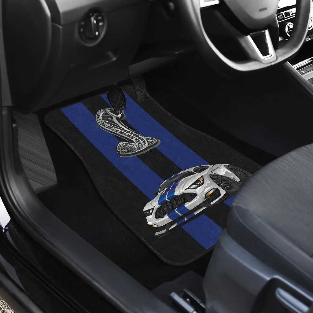 Mustang Cobra Muscle Car Art Floor Mats Set of 4