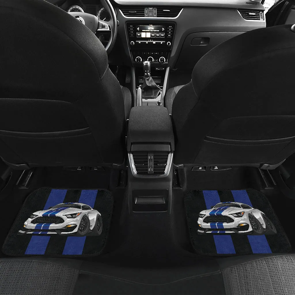 Mustang Cobra Muscle Car Art Floor Mats Set of 4