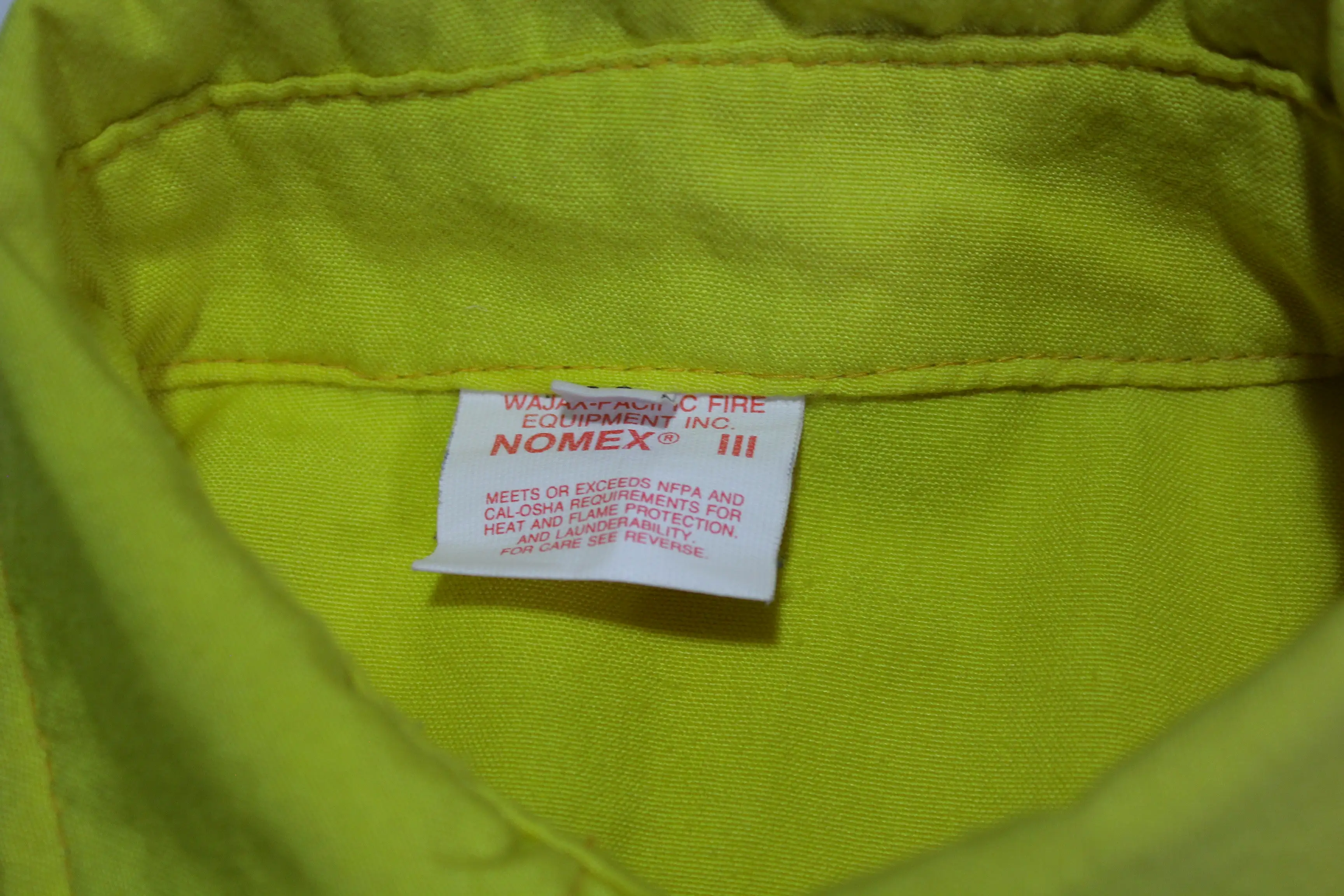 Nomex III Wajax-Pacific Fire Fighters Equipment EMT Crew Boss Wildland Button Shirt