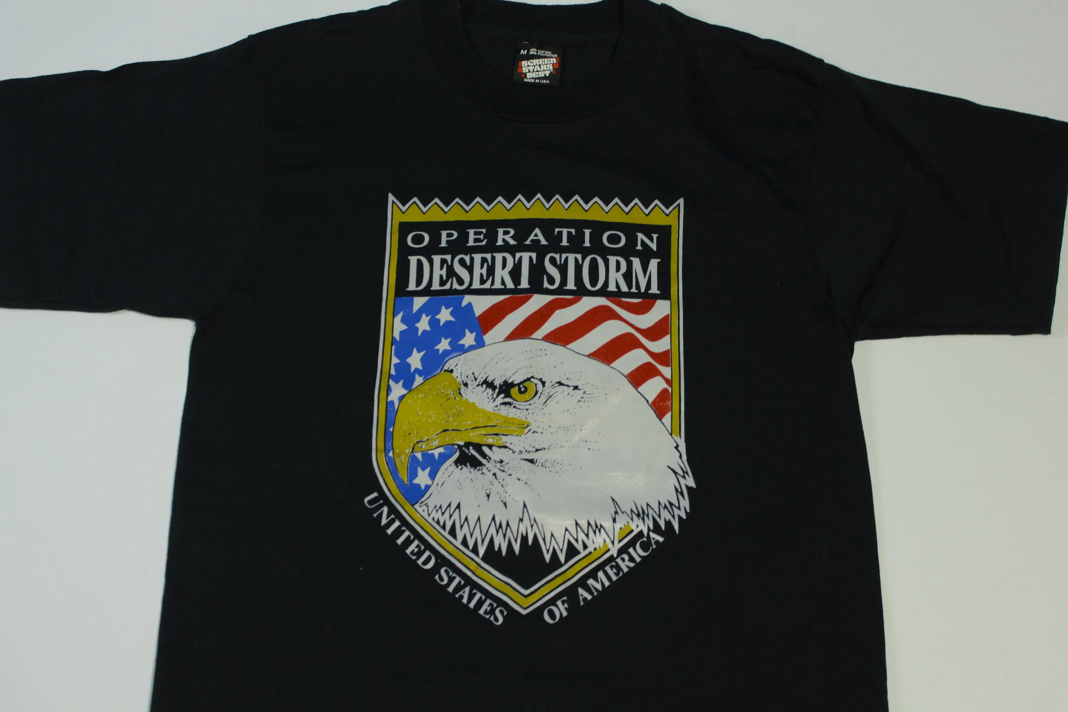 Operation Desert Storm Vintage 90's Eagle USA T-Shirt