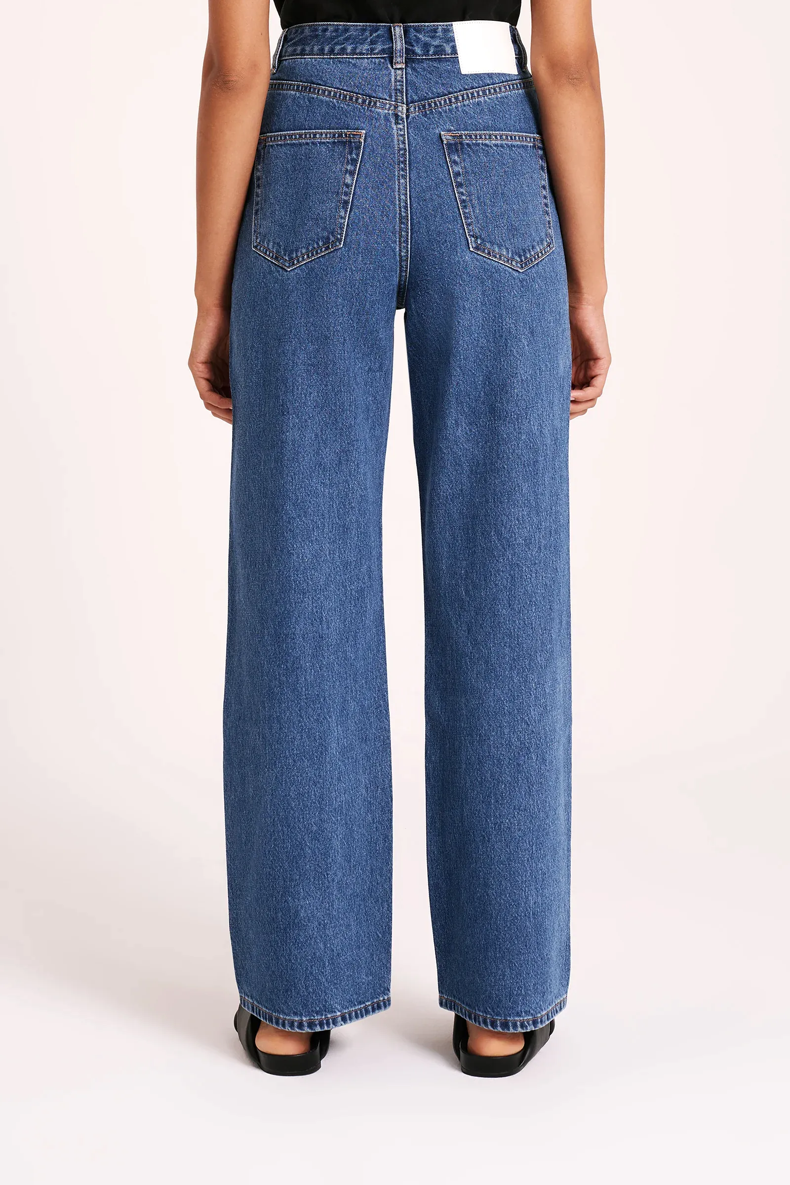 Organic Relaxed Leg Jean - Vintage Blue