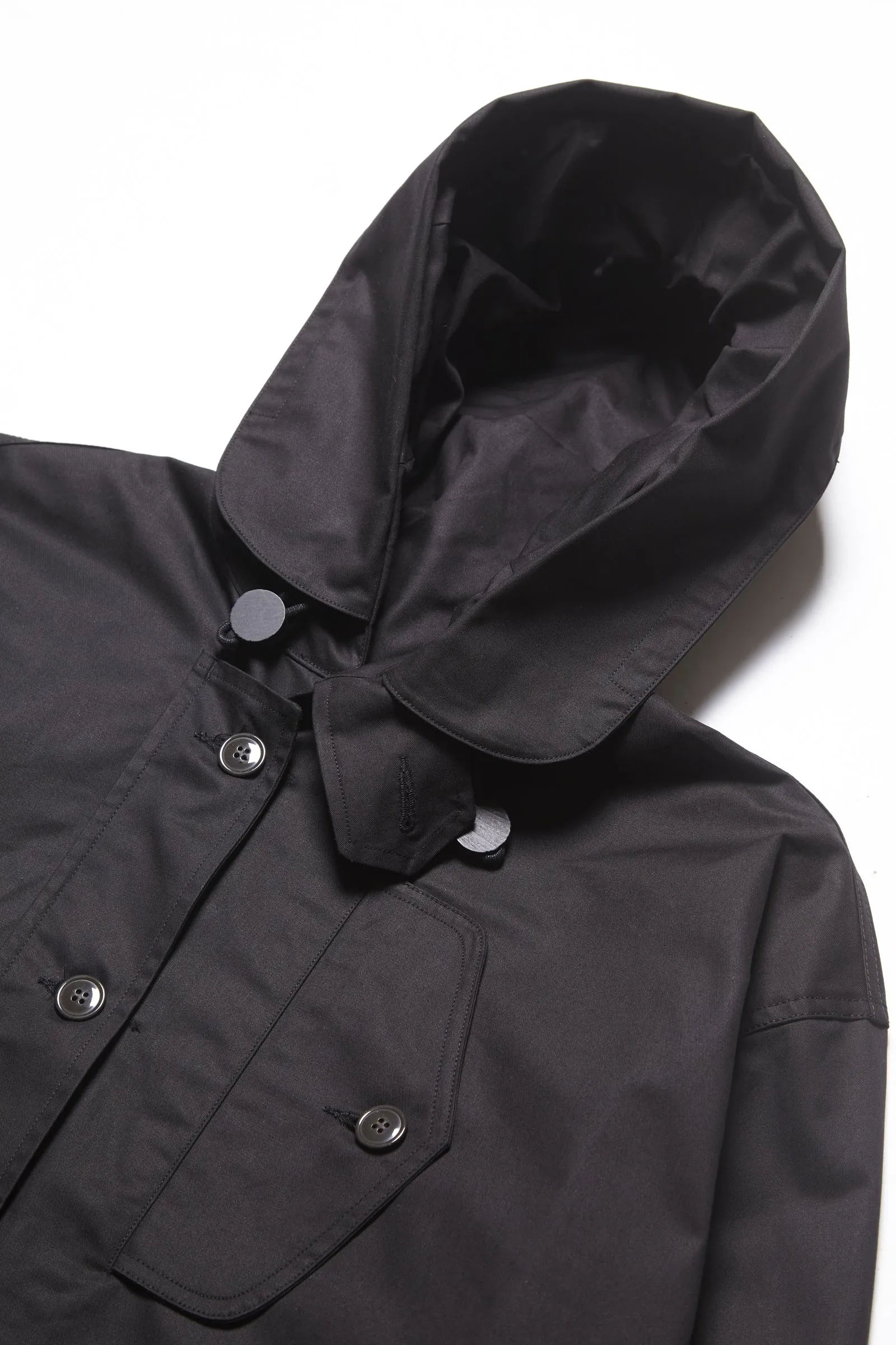 Outstanding & Co. - RAF Short Hooded Parka - Black