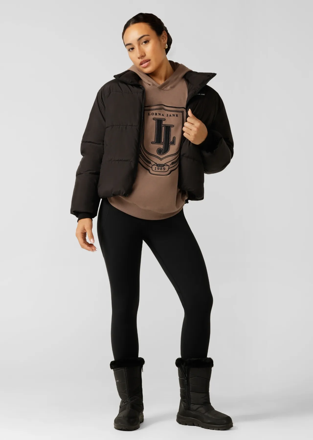 Oversized Hoodie | Brown | Jackets, Hoodies and Sweats | Lorna Jane New Zealand