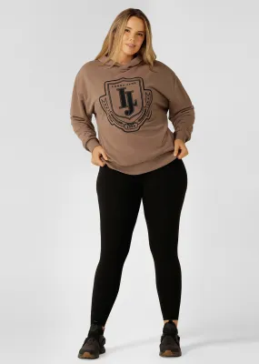 Oversized Hoodie | Brown | Jackets, Hoodies and Sweats | Lorna Jane New Zealand