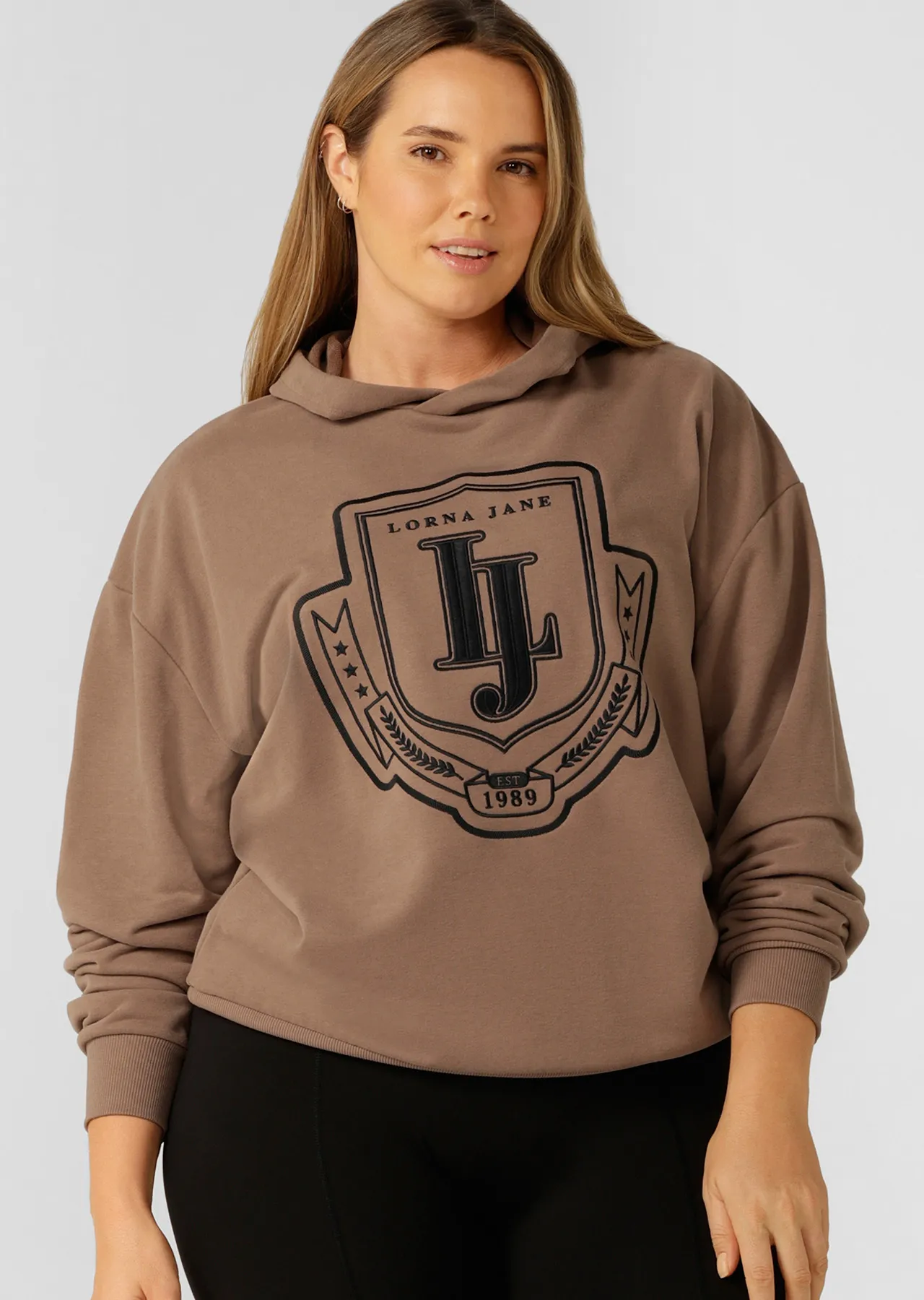 Oversized Hoodie | Brown | Jackets, Hoodies and Sweats | Lorna Jane New Zealand