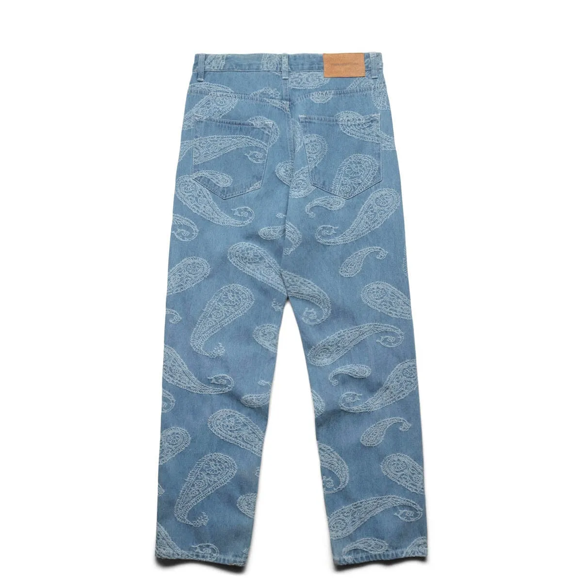 PAISLEY DENIM PANT Light Blue | Bodega