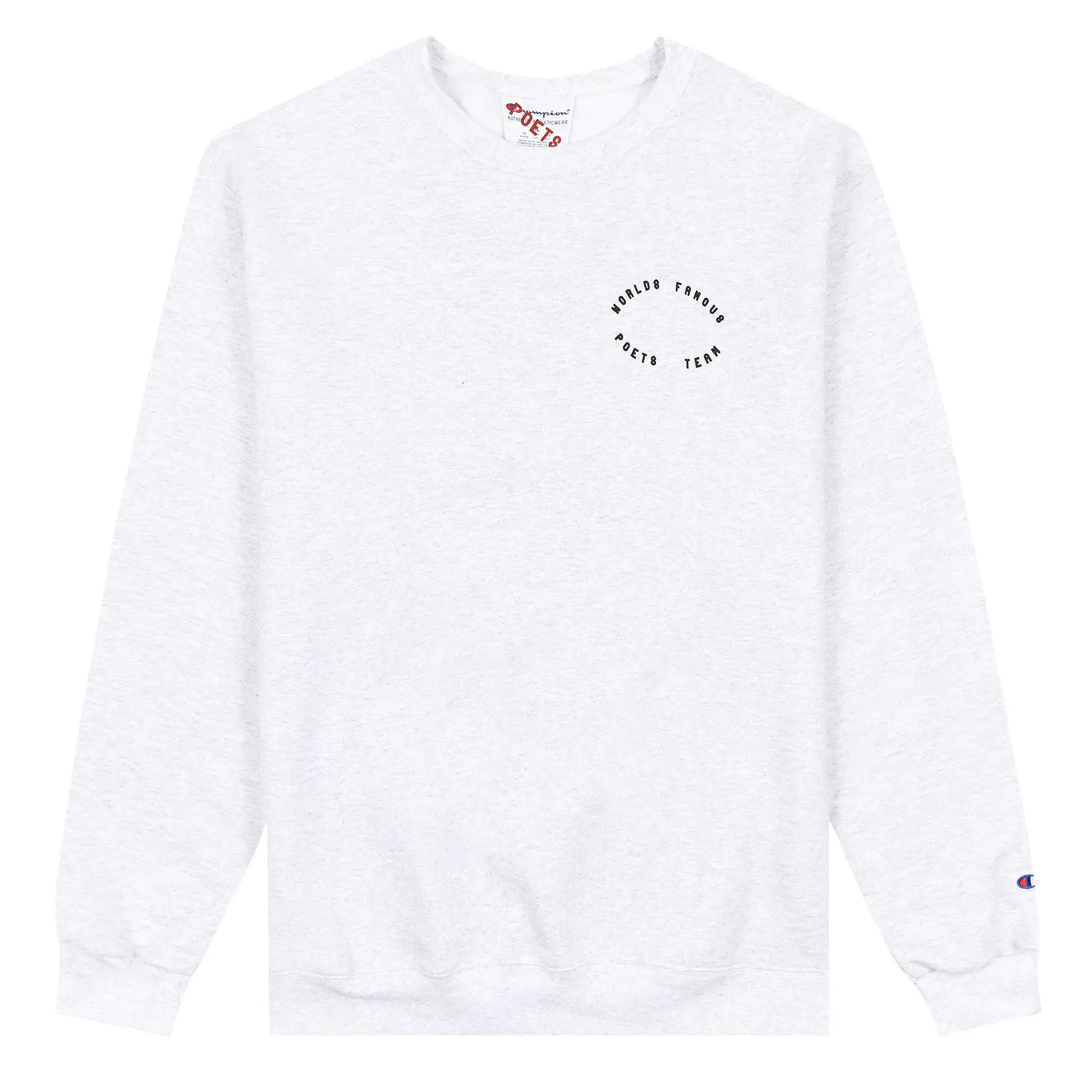 Poets World Famous Crewneck Sweatshirt Grey